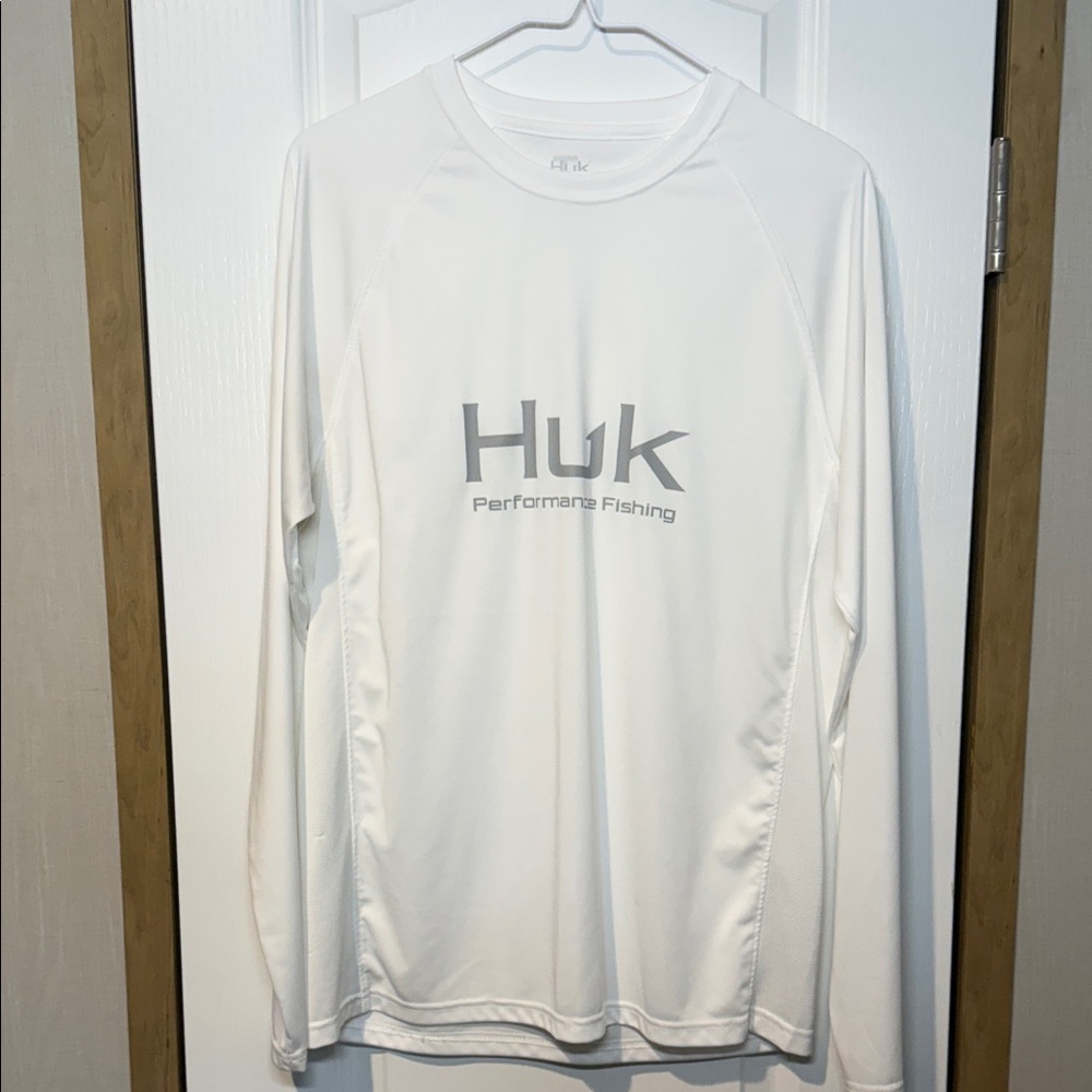 Huk White Performance Fishing Shirt